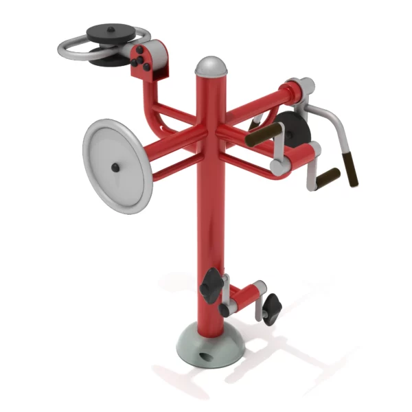 Accessible Quadruple Gym Station