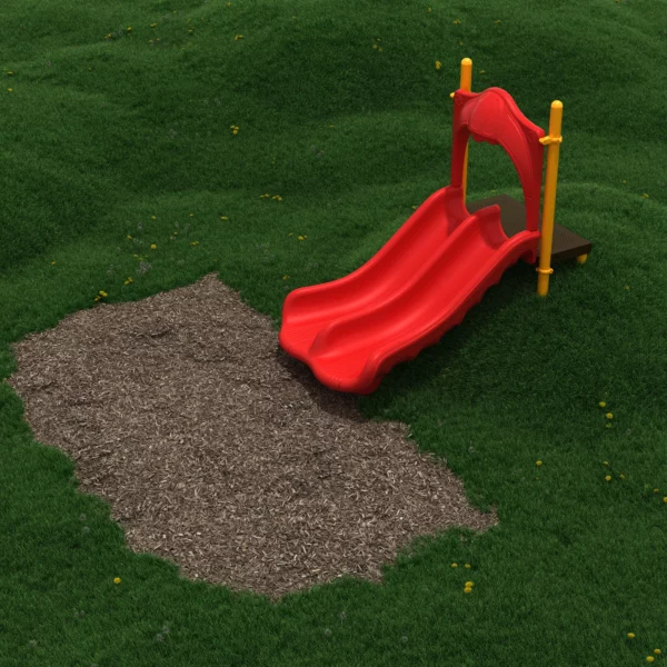 3 Foot Double Straight Embankment Slide