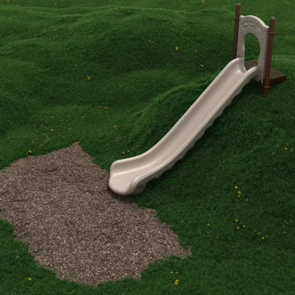 6 Foot Single Straight Embankment Slide