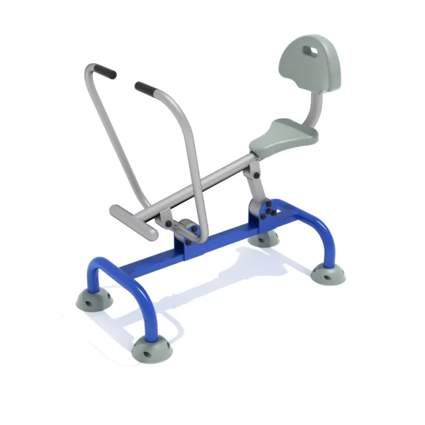 Single Station Rower With Back