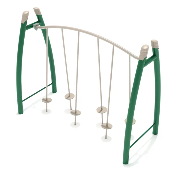 Curved Post Tilted Lily Pad Bridge