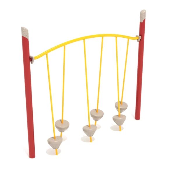 Single Post Tilted Pebble Bridge