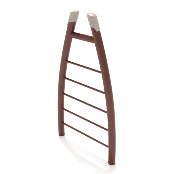 Curved Post Straight Rung Vertical Ladder